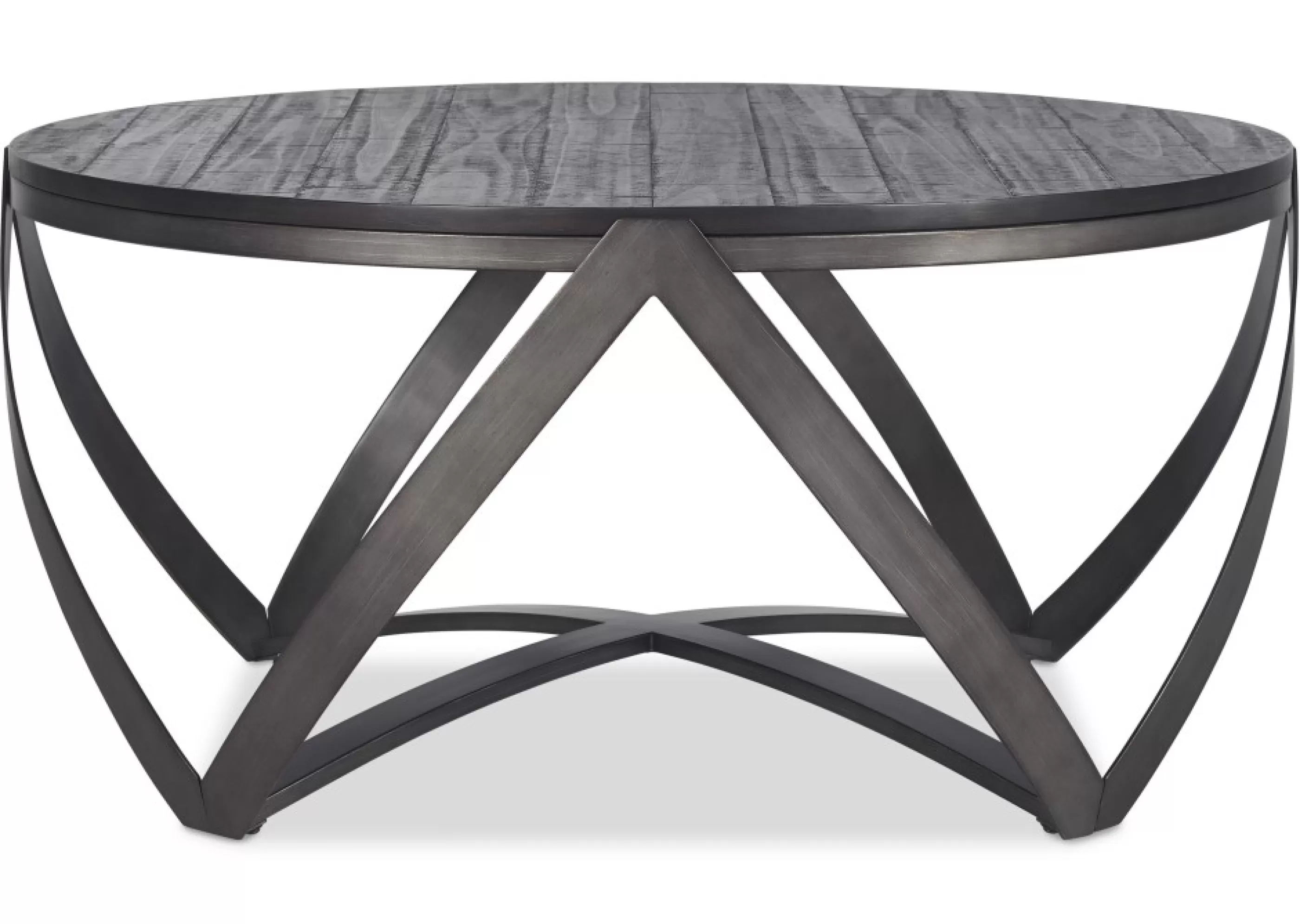 unavailable Coffee Tables*Argyle Round Coffee Table -Reviv Coal