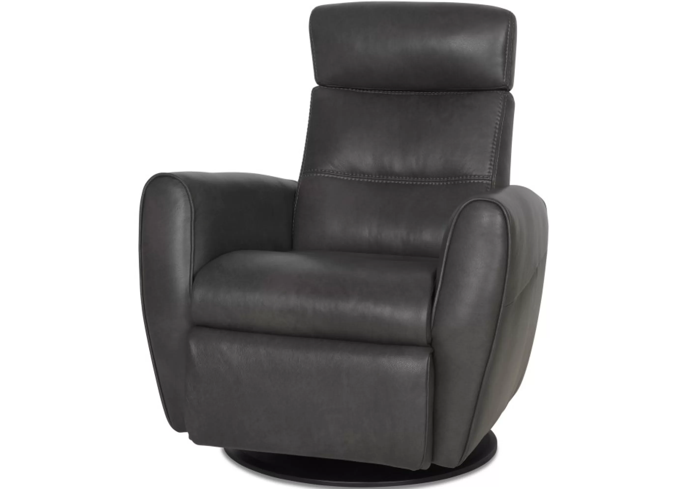 unavailable Recliners*Bennett Leather Recliner -Sol Slate