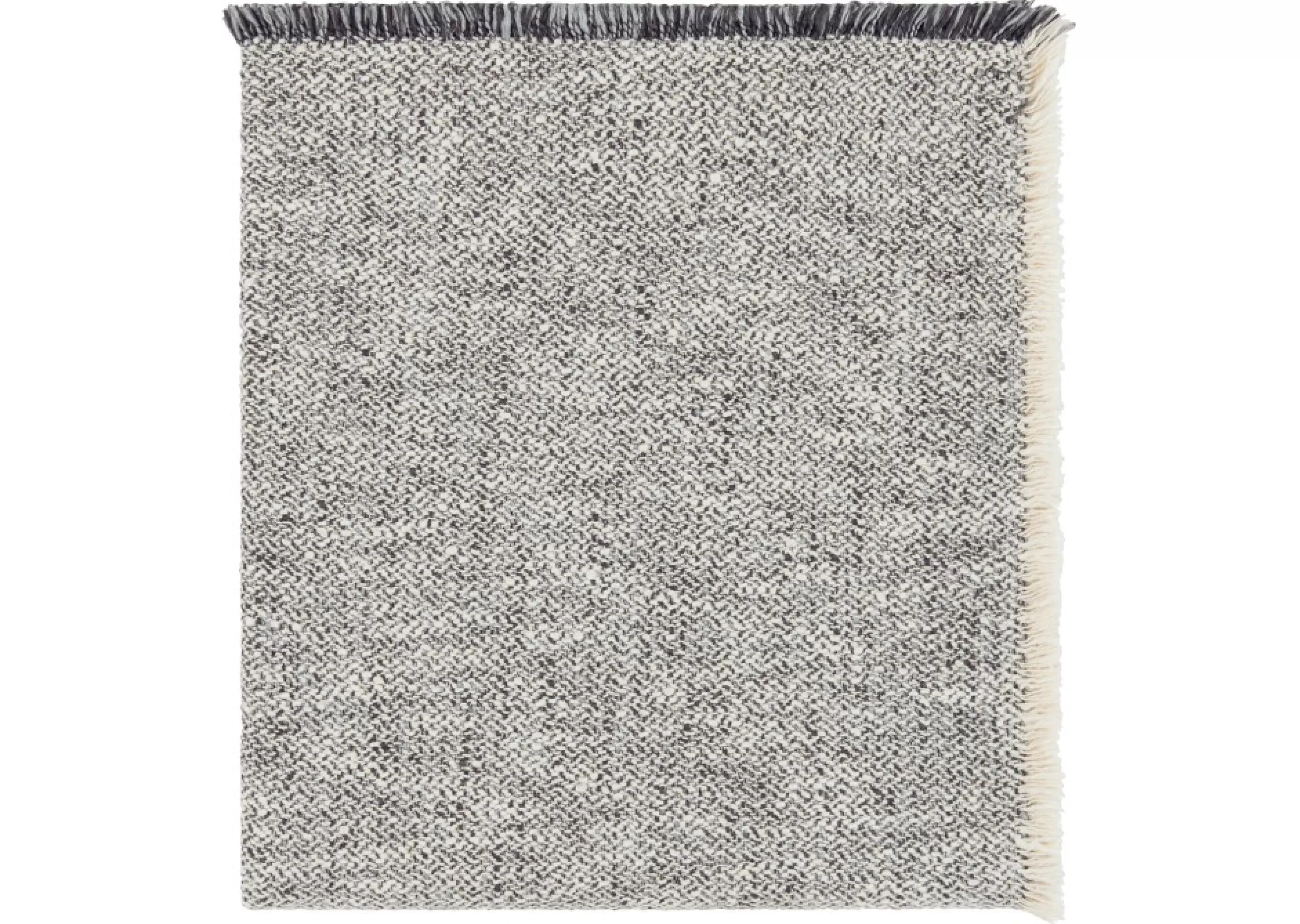 unavailable Throws*Blakely Cotton Throw Natural/Black