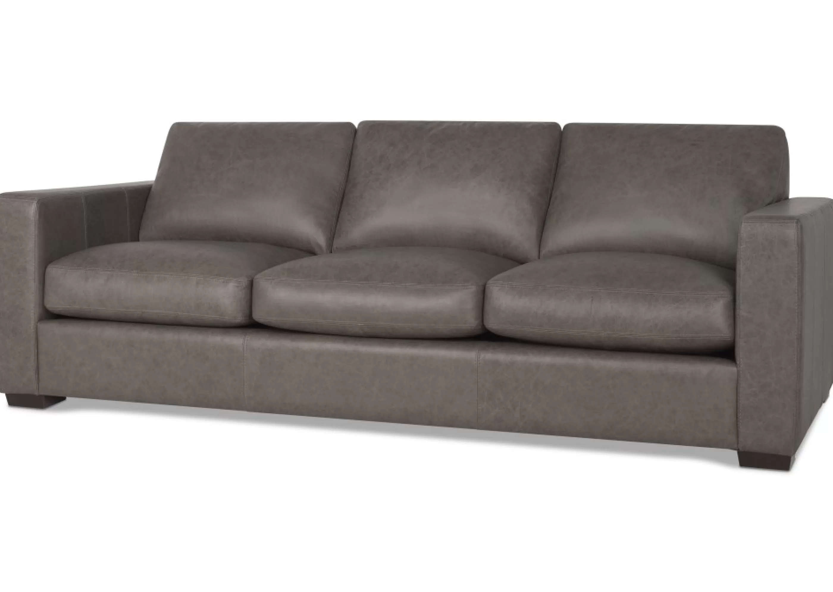 unavailable Sofas*Brewer Leather Sofa -Piper Thunder