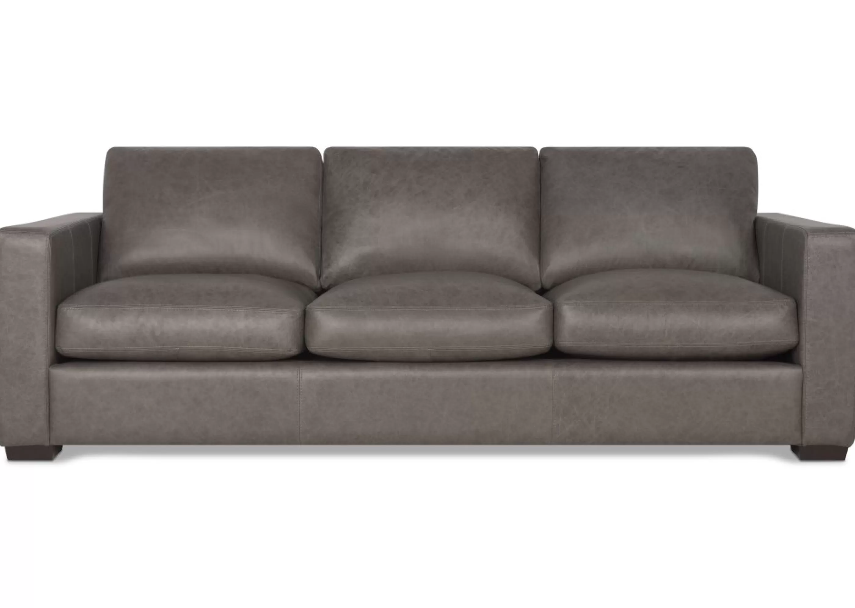 unavailable Sofas*Brewer Leather Sofa -Piper Thunder