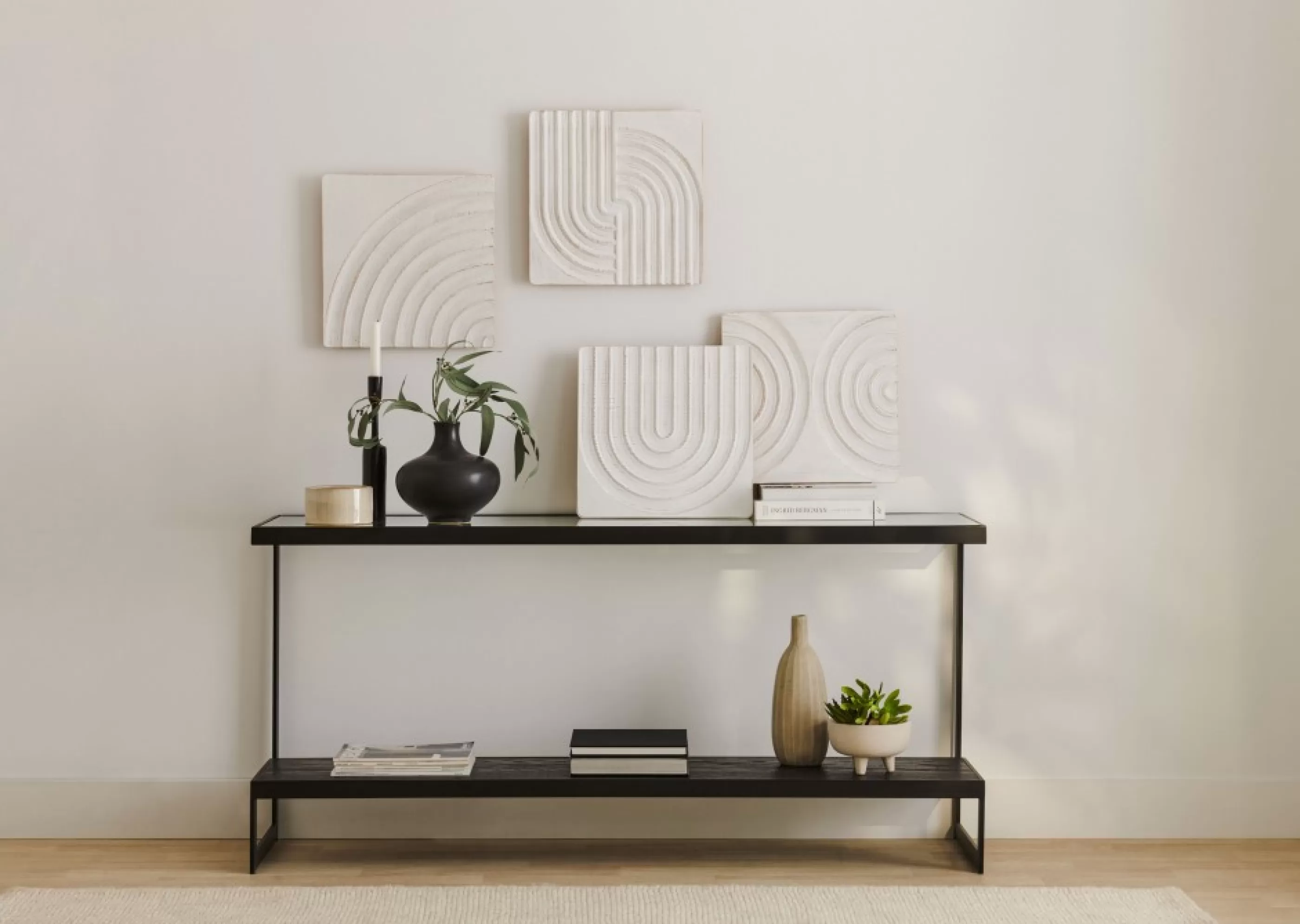 unavailable Wall Art*Brohm Wood Panel I White