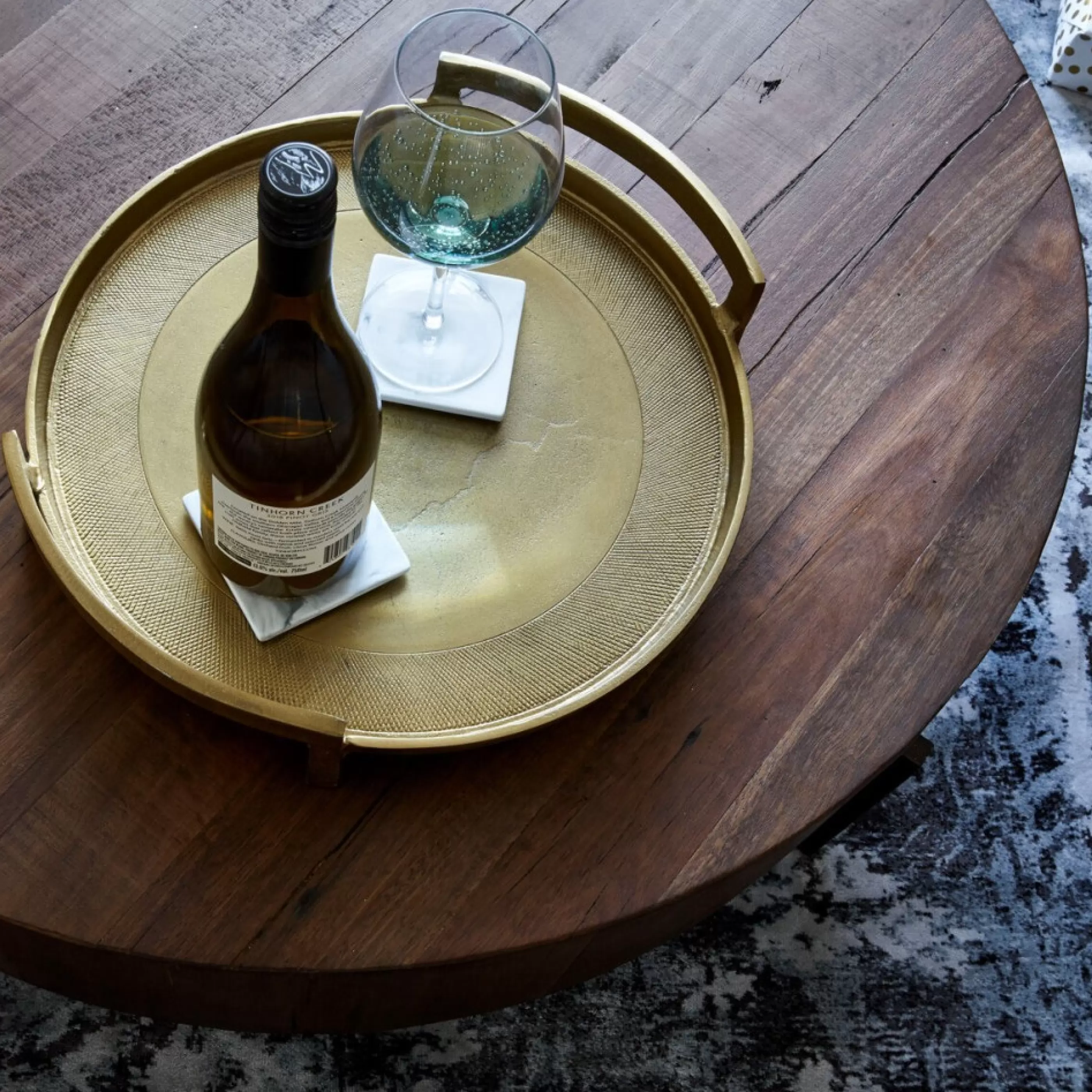 Urban Barn Trays*Damara Recycled Metal Tray
