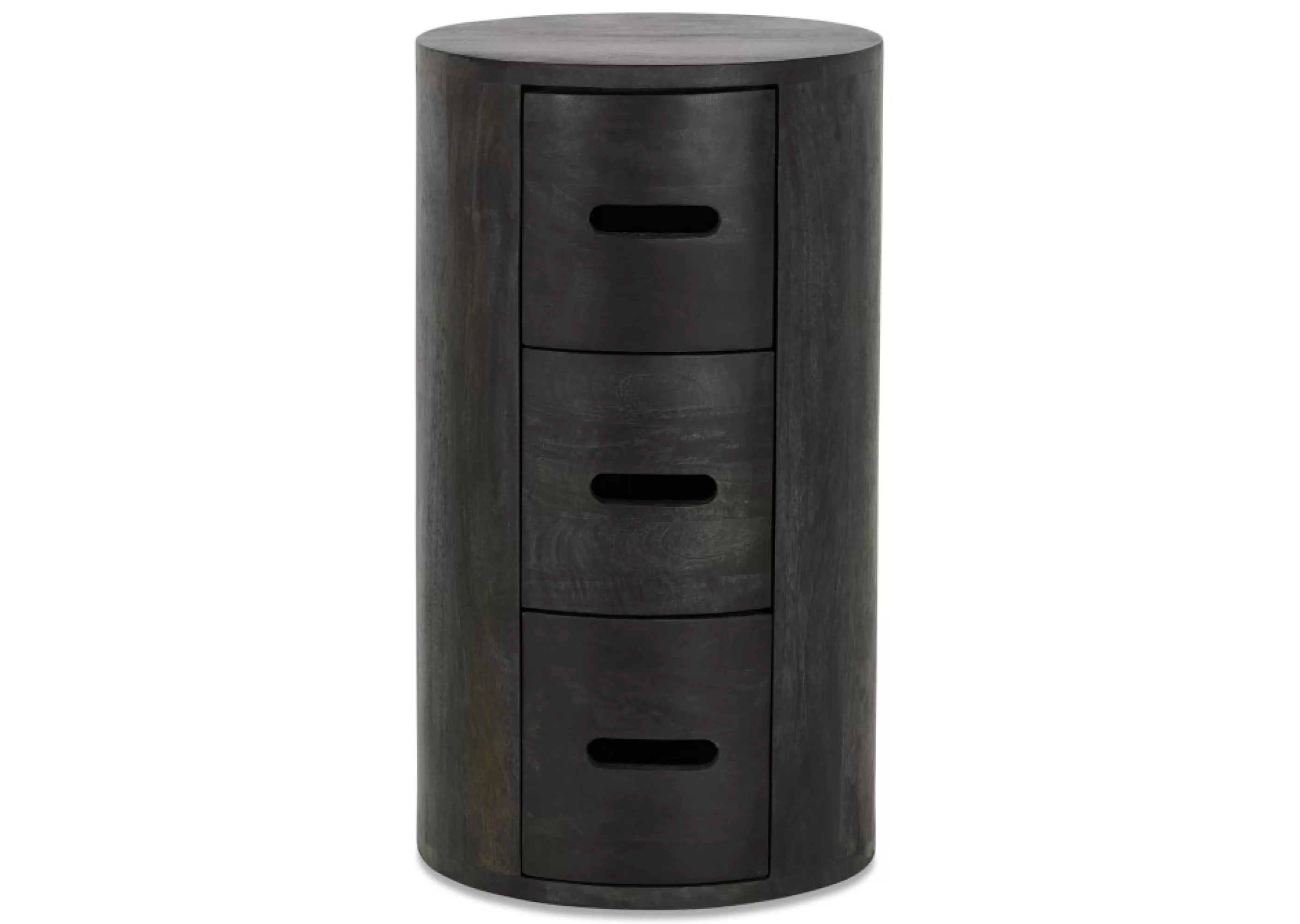 Urban Barn Nightstands*Drum 3 Drawer Pedestal