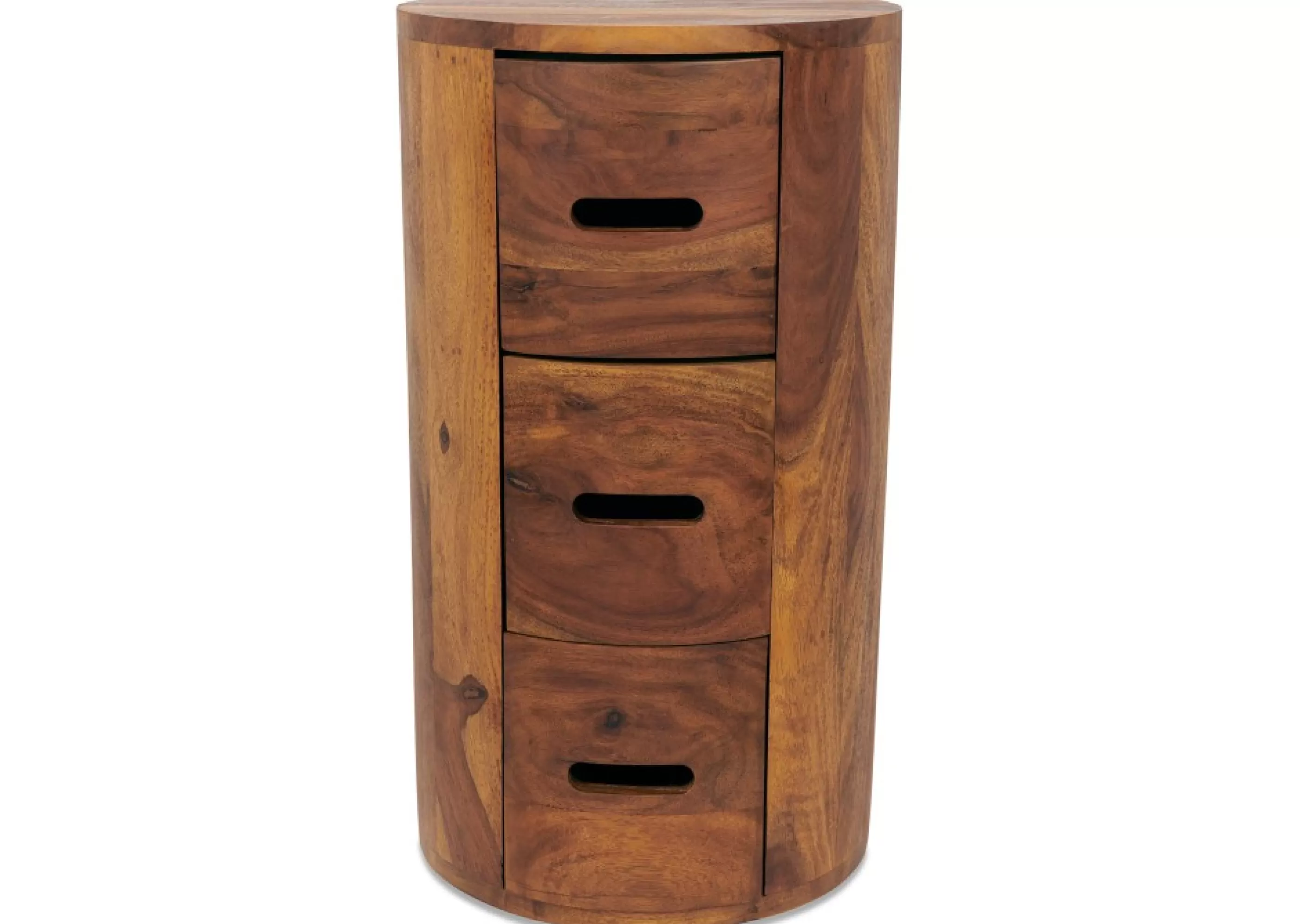 Urban Barn Nightstands*Drum 3 Drawer Pedestal