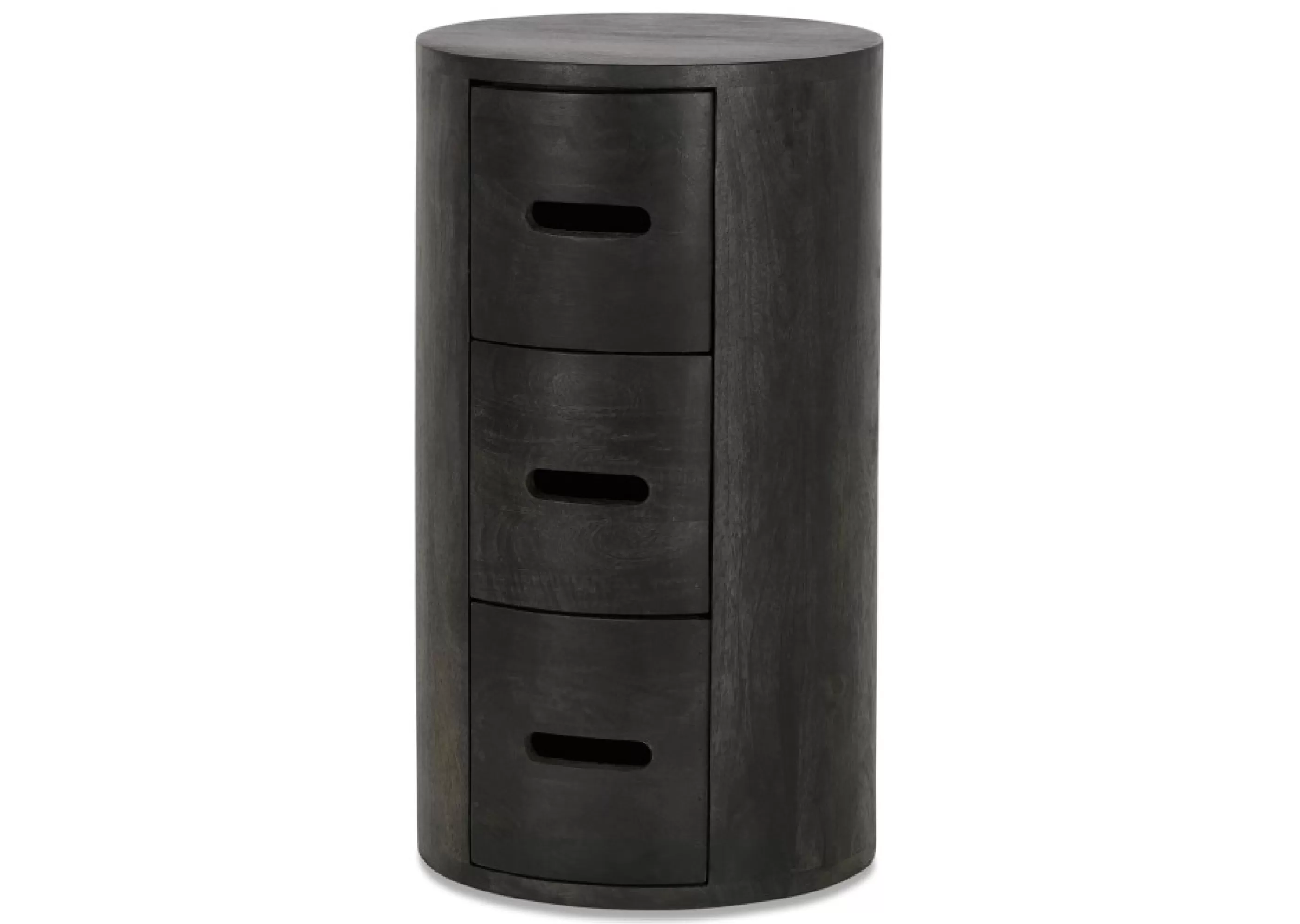 Urban Barn Nightstands*Drum 3 Drawer Pedestal
