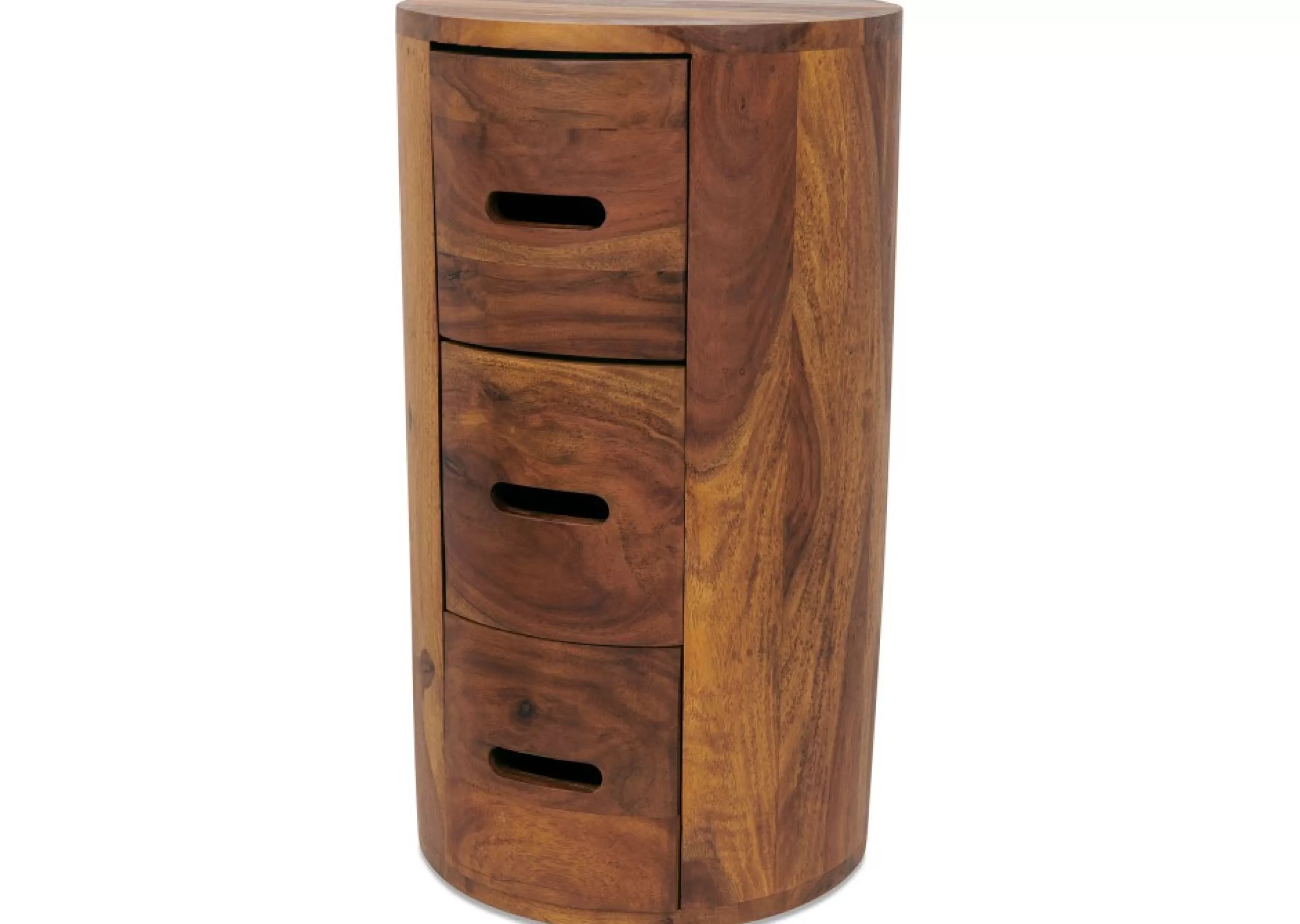 Urban Barn Nightstands*Drum 3 Drawer Pedestal