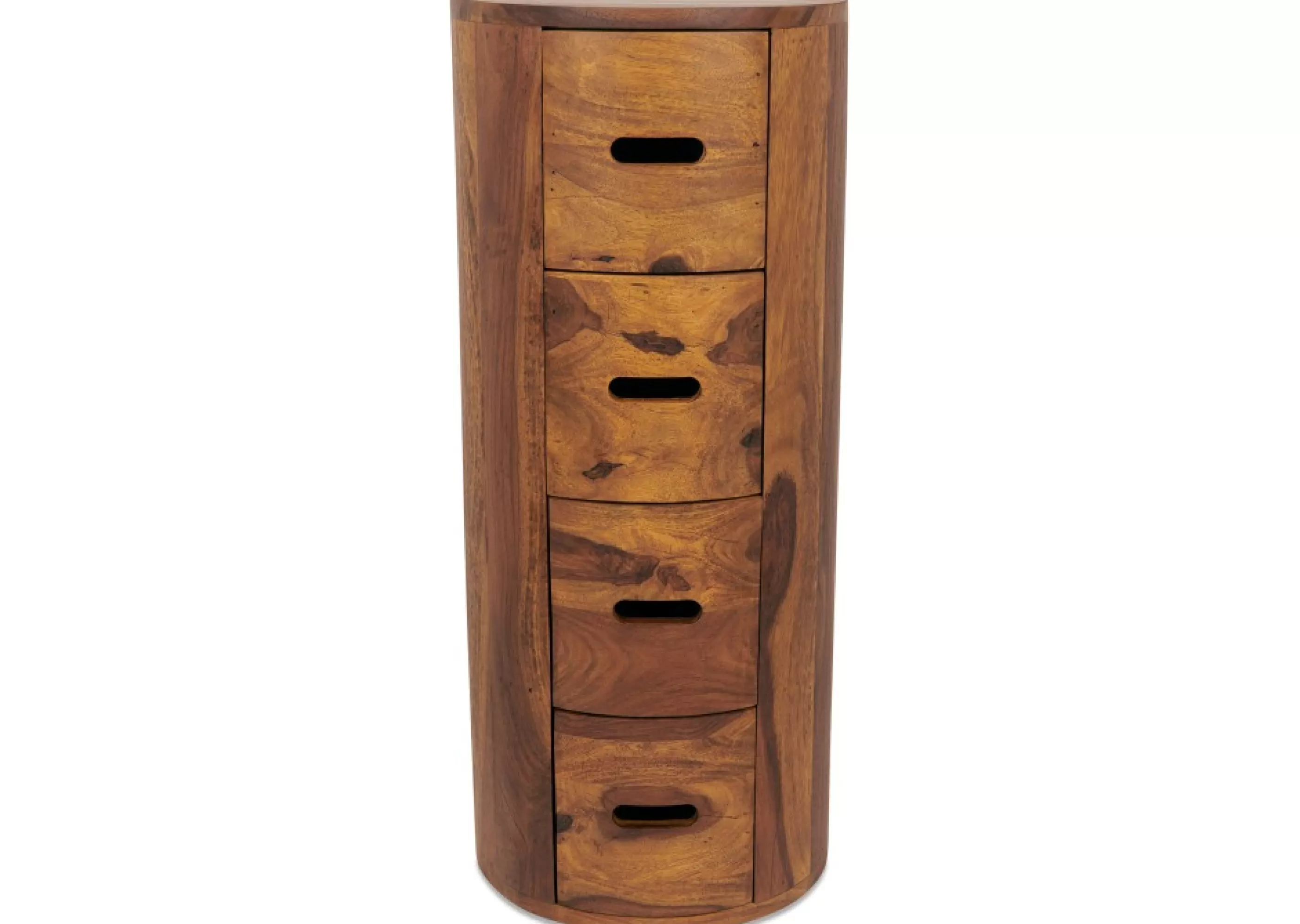 Urban Barn Side Tables*Drum 4 Drawer Pedestal