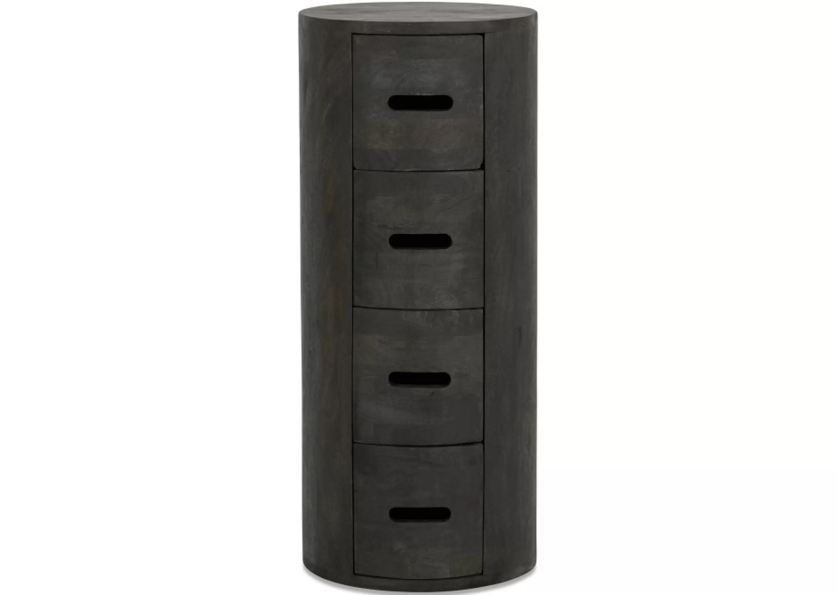 Urban Barn Side Tables*Drum 4 Drawer Pedestal