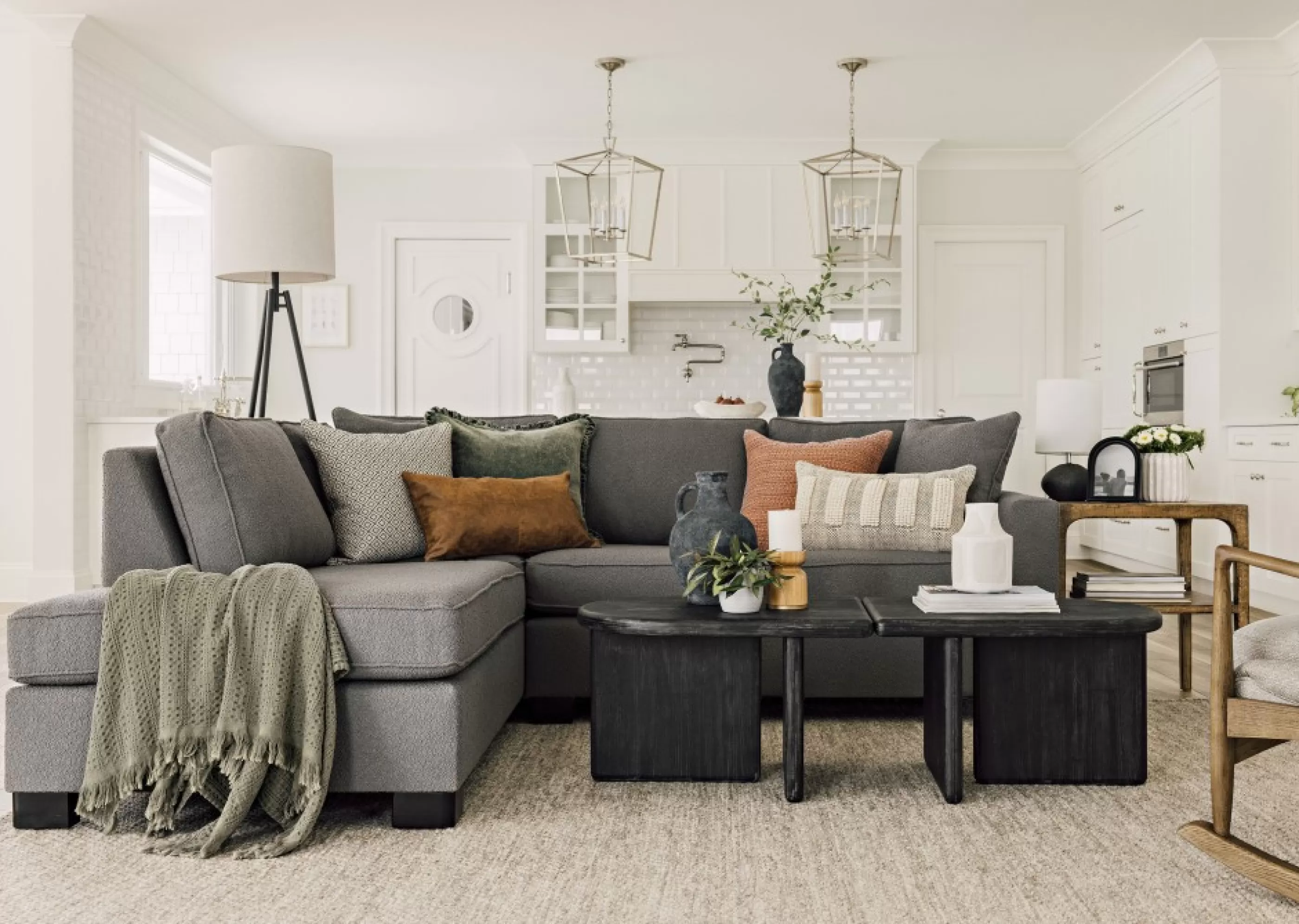 Urban Barn Sofas*Durant Custom Sectional