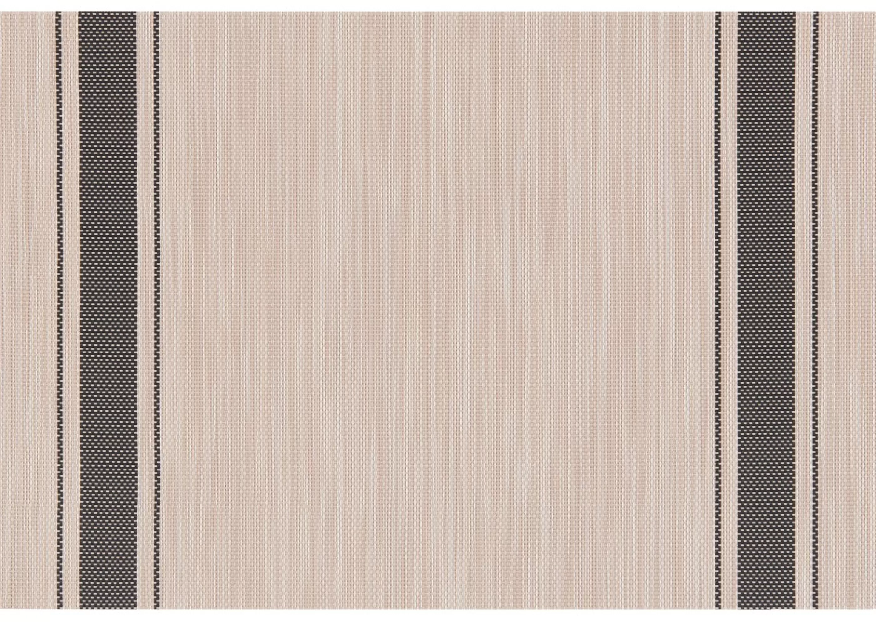 unavailable Table Linens*French Stripe Placemat Natural/Black