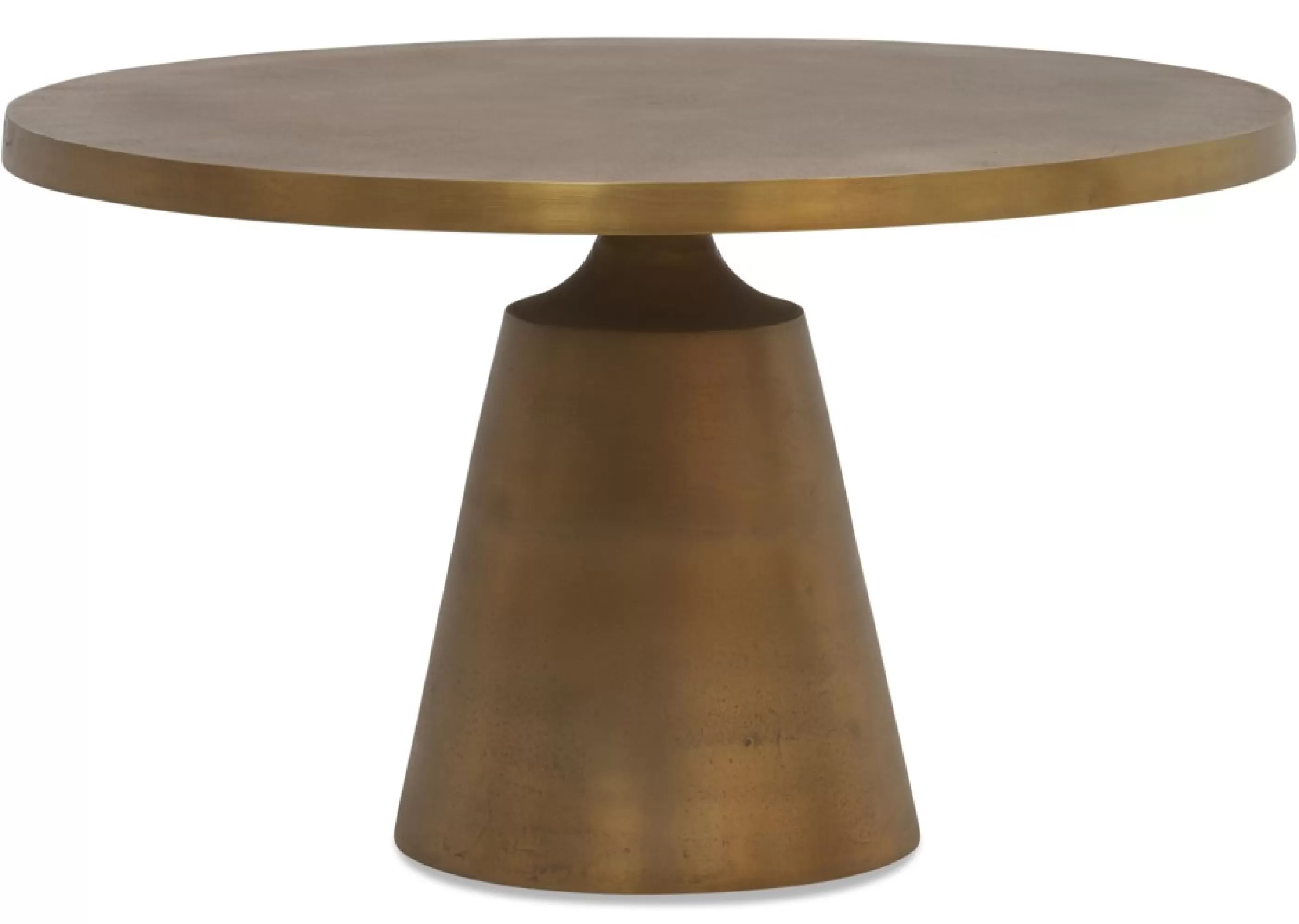 Urban Barn Living Room*Gershwin Recycled Metal Round Coffee Table