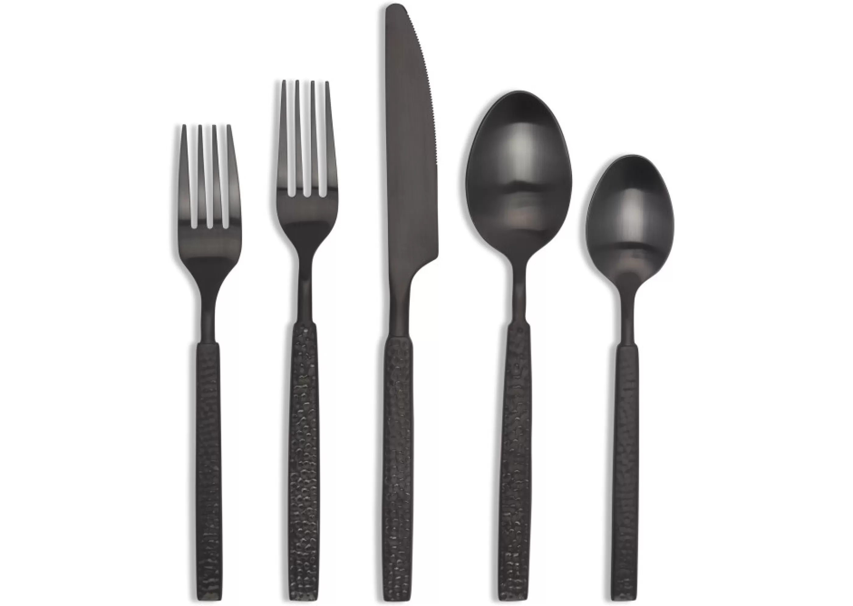 Urban Barn Dinnerware*Hammered 5-Piece Cutlery Set
