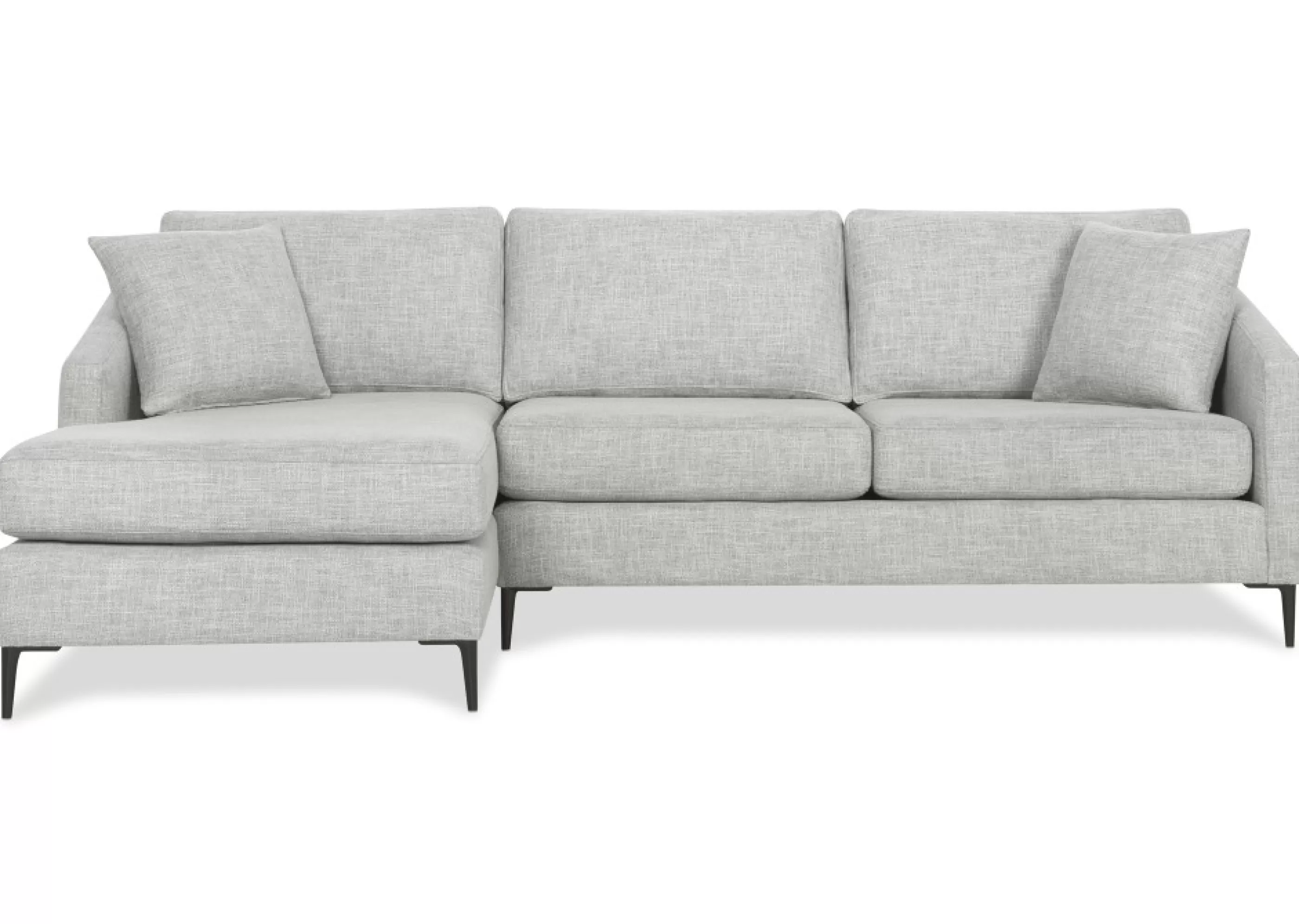 unavailable Sectionals*Hensley Sectional Sofa Chaise -Wish Silverdust