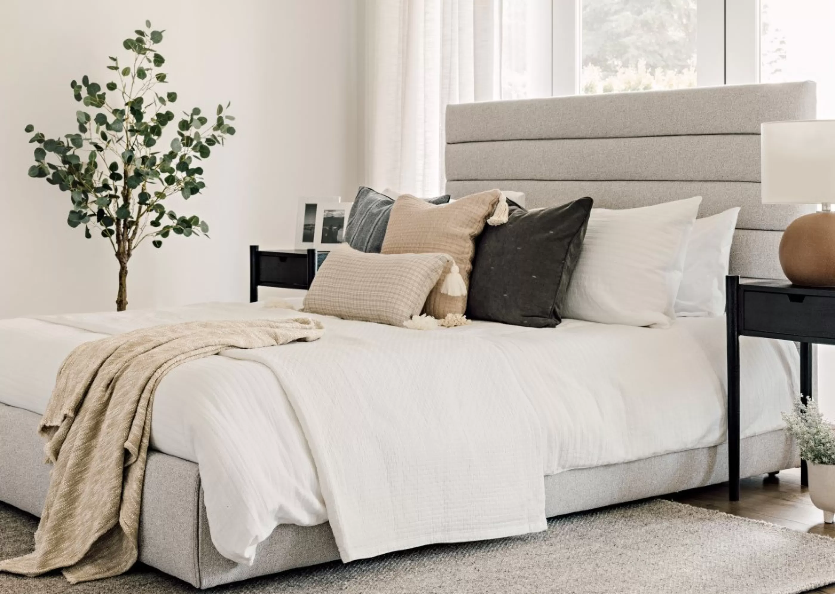 unavailable Bedroom Collections*Impero Upholstered Bed -Tali Wheat