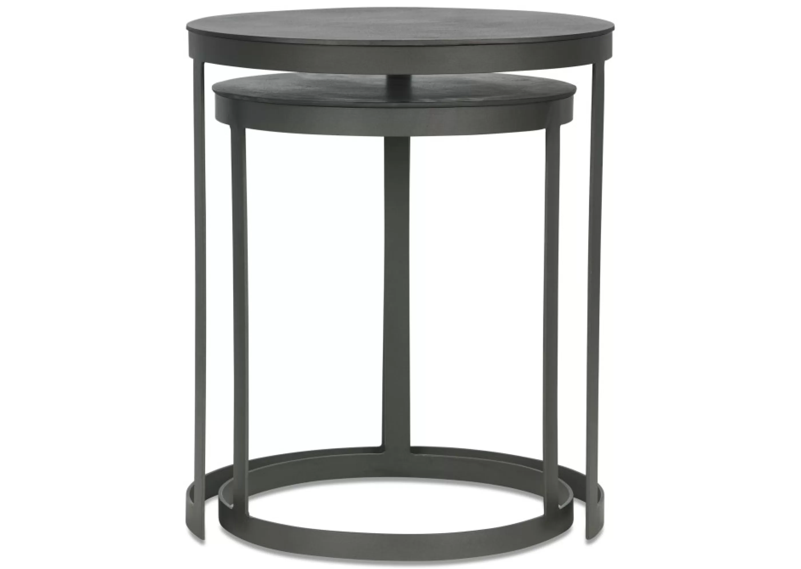 Urban Barn Living Room*Irwin Recycled Metal Nesting Side Table Set