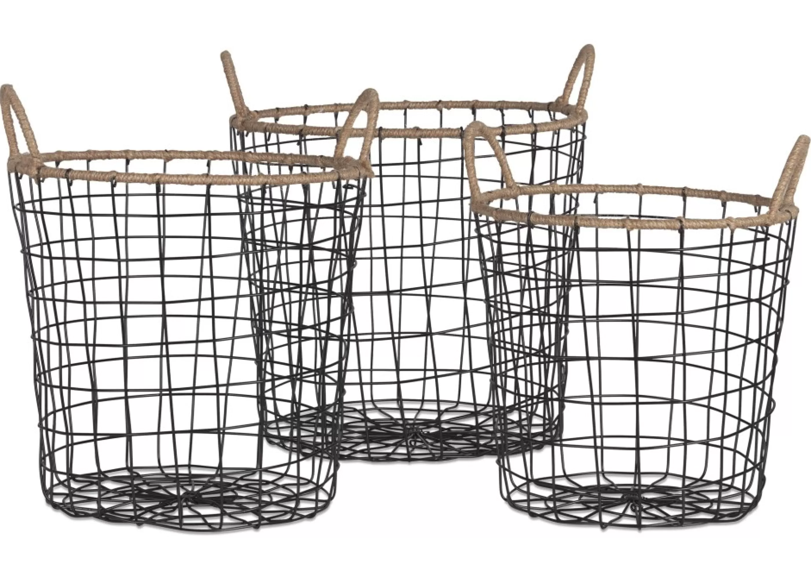 unavailable Storage Baskets & Boxes*Jackman Wire Basket Natural/Black