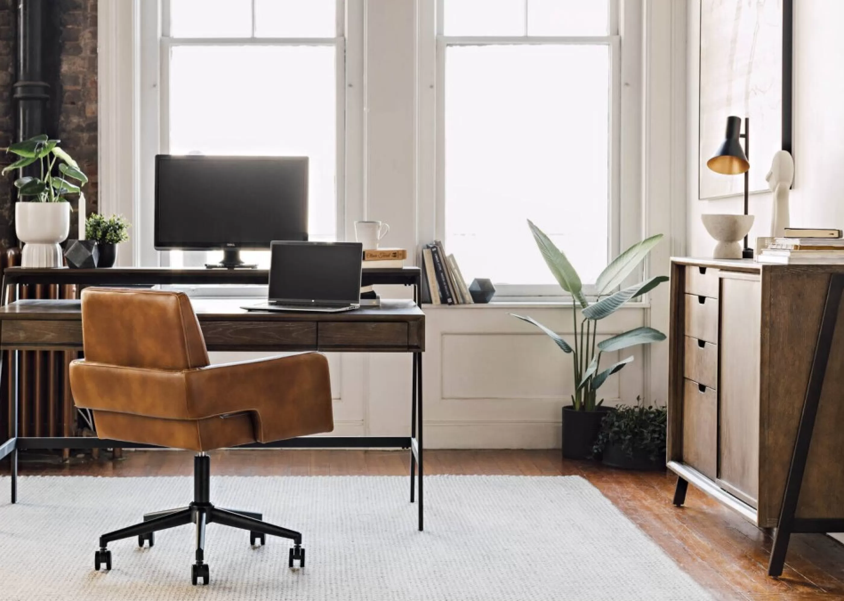 unavailable Home Office*Jenson Cabinet -Flyn Brandy