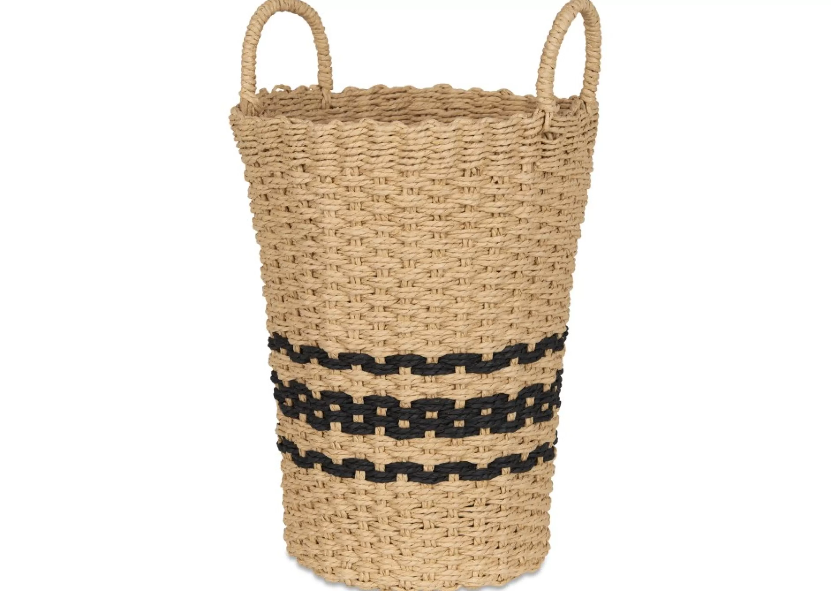 unavailable Storage Baskets & Boxes*Jordan Striped Baskets - Natural/Black