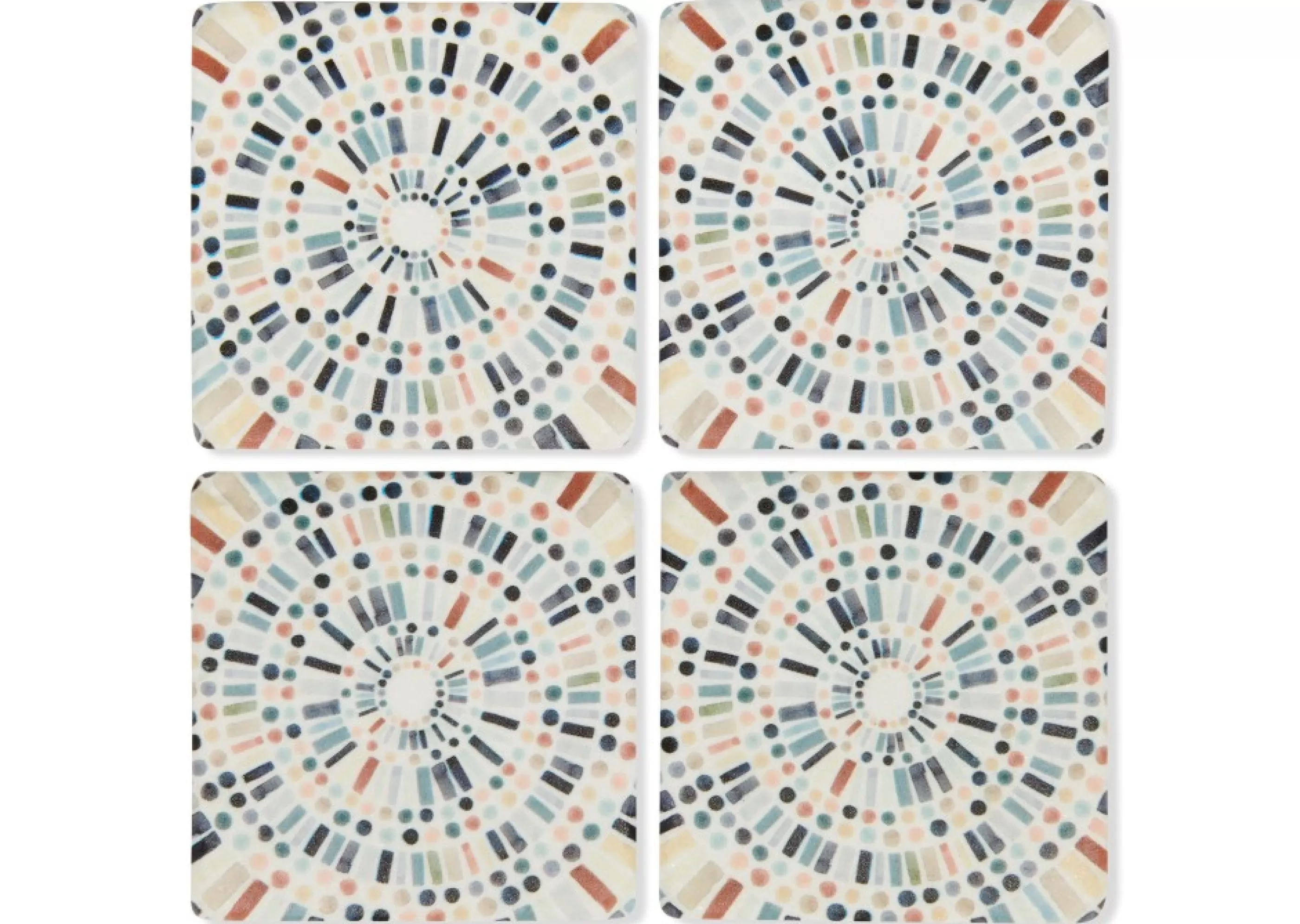 unavailable Table Linens*Kaleidoscope Coaster Set
