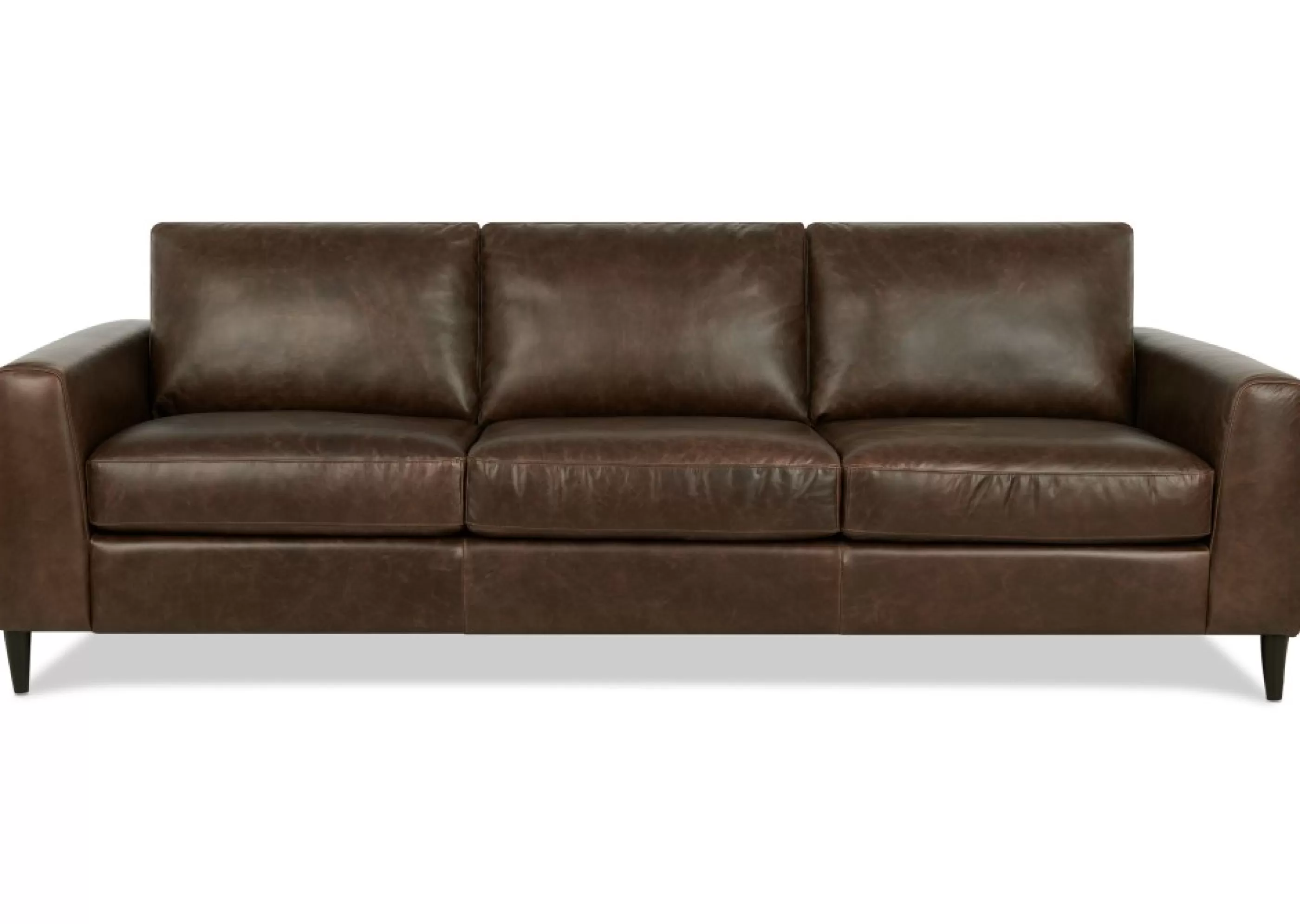 unavailable Sofas*Kaston Leather Sofa -Sevilla Brunette