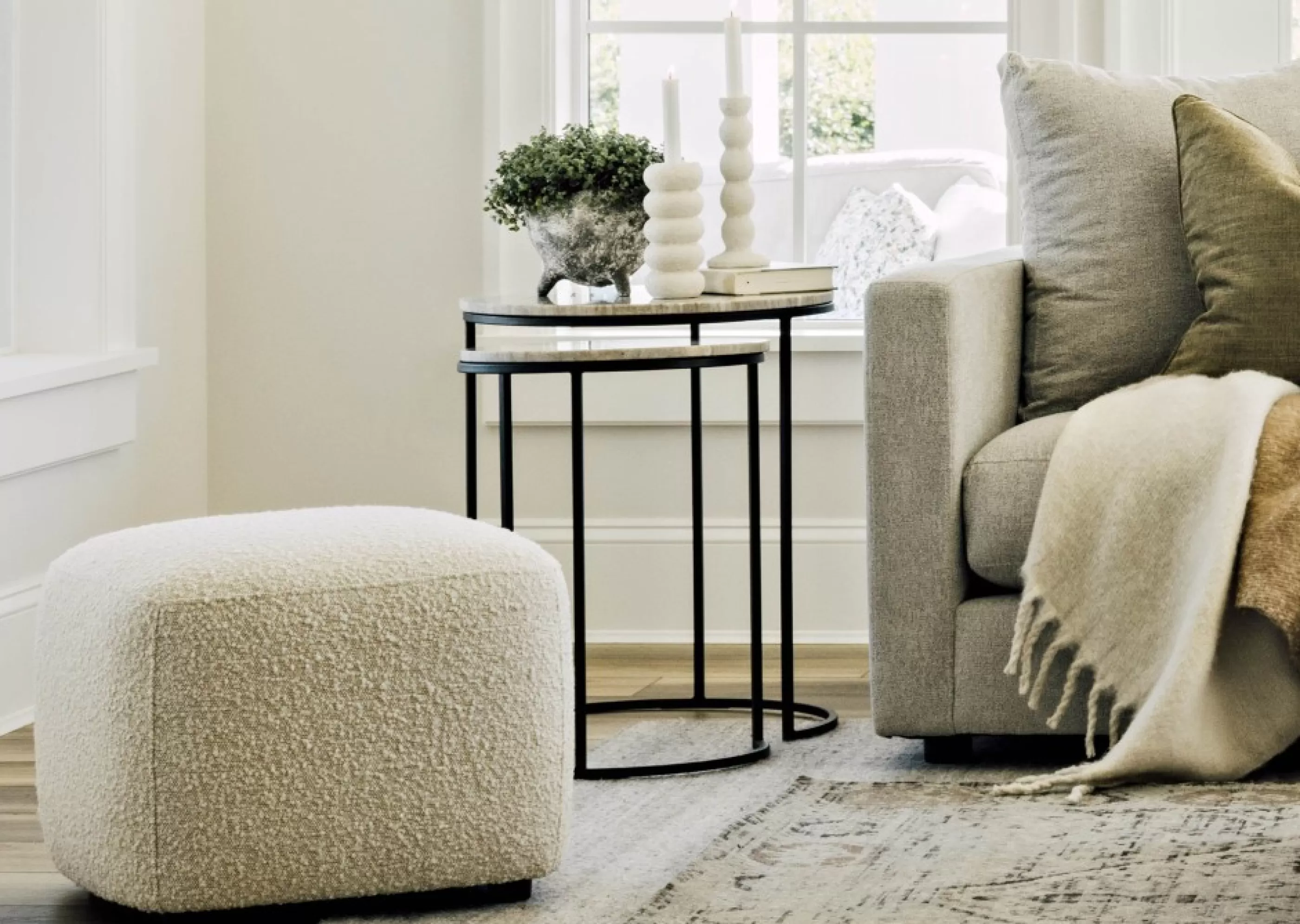 Urban Barn Living Room*Kodie Ottoman