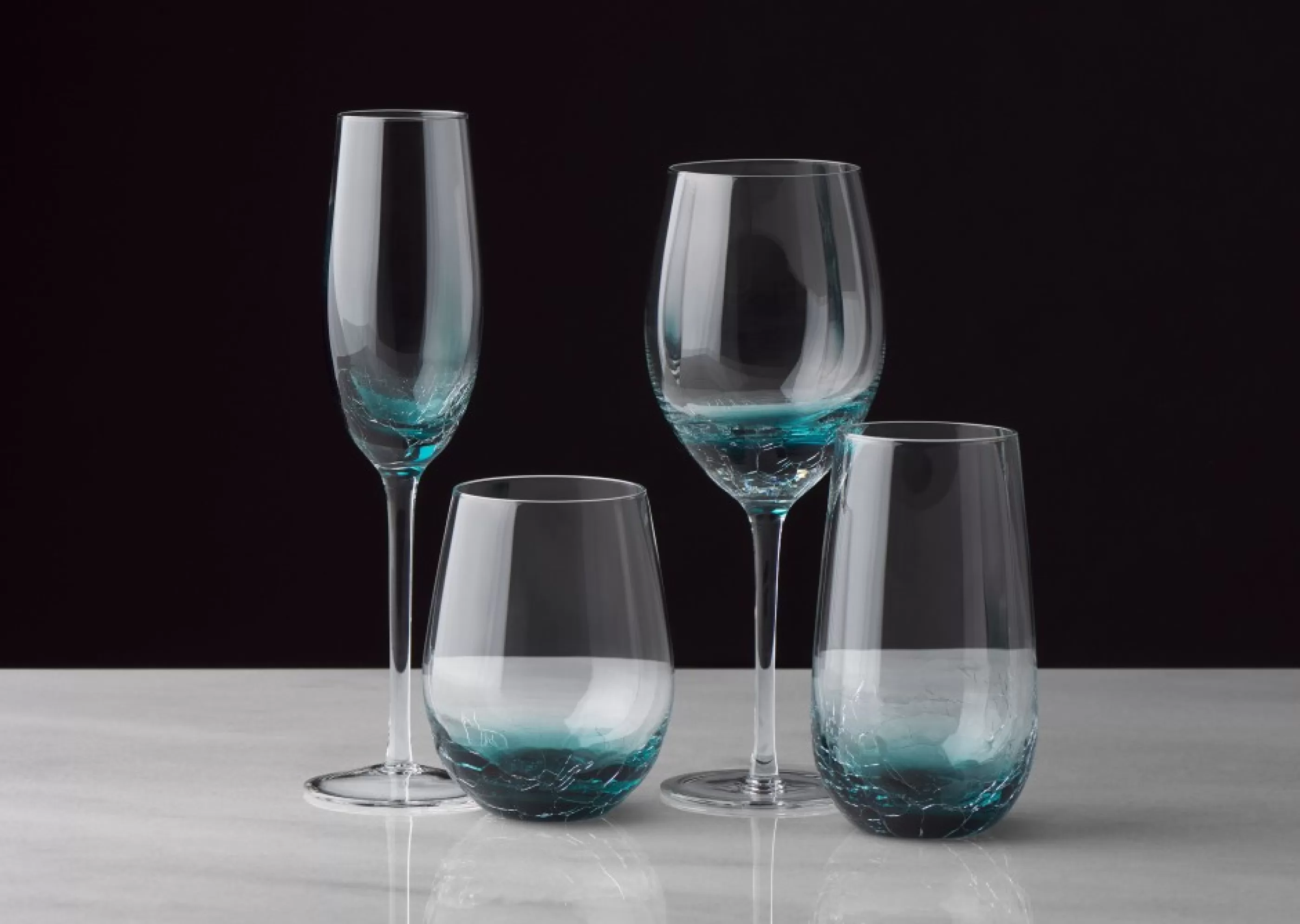 unavailable Glassware*Lively Old Fashioned Glass Teal
