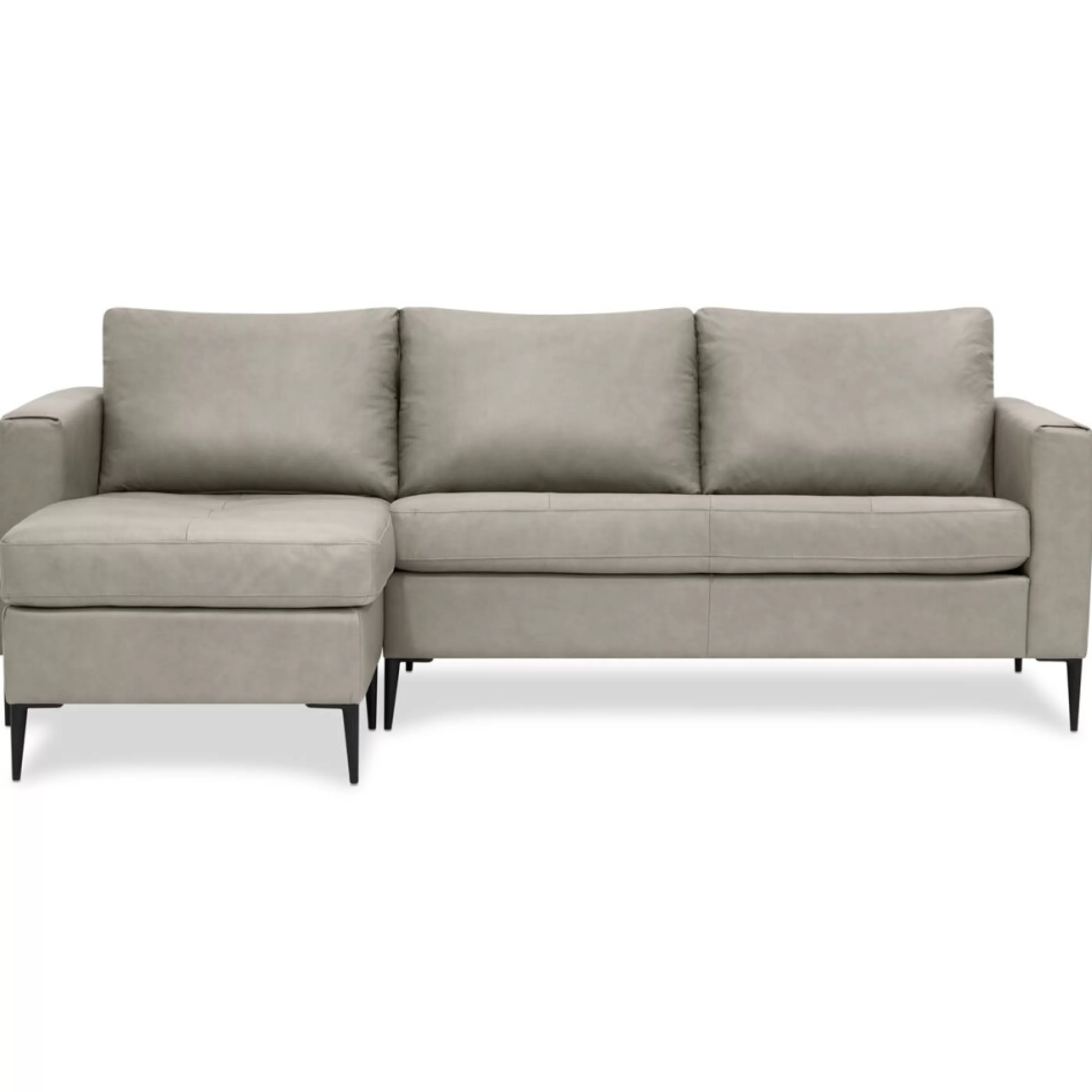 Urban Barn Sectionals*Lucca Custom Leather Sofa Chaise