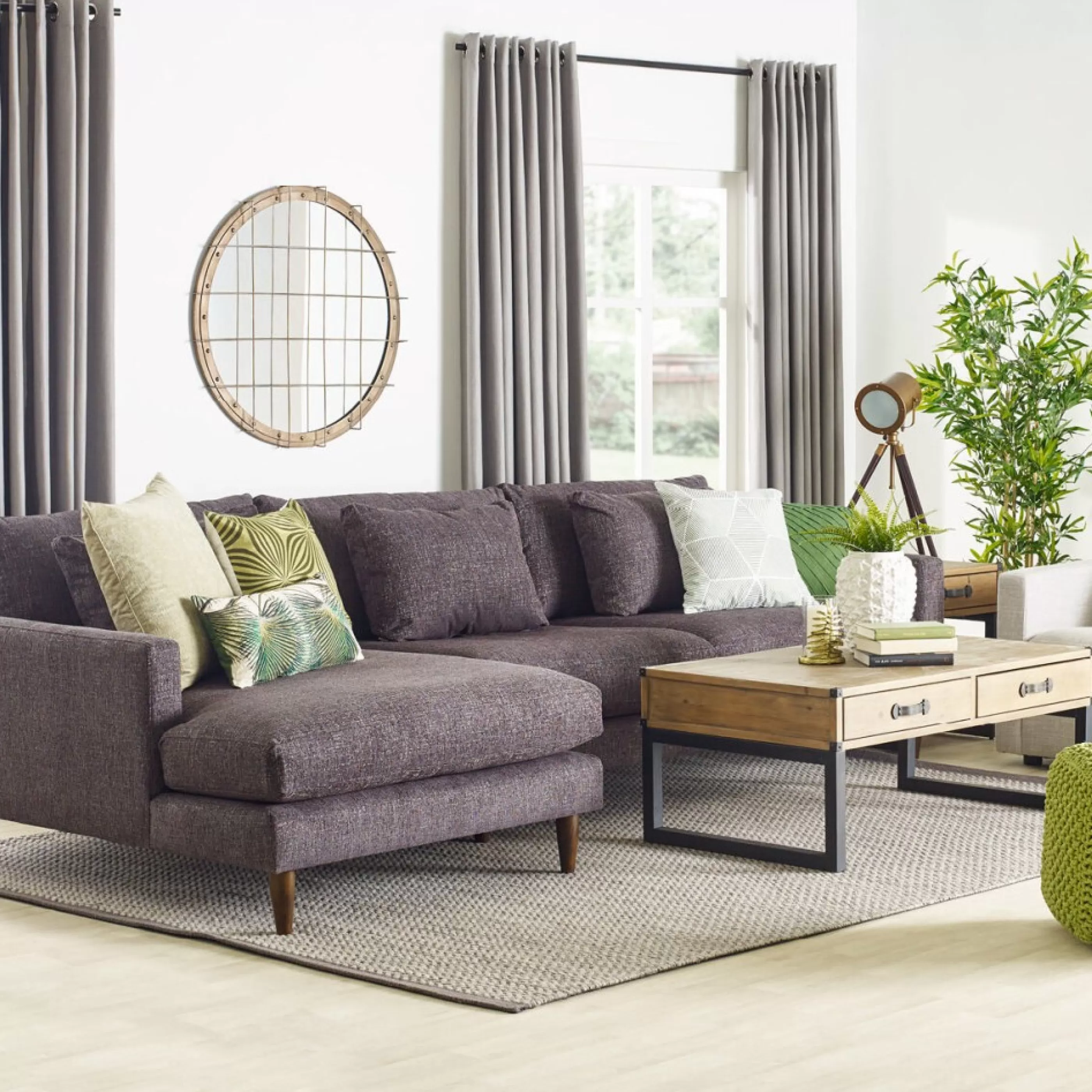 Urban Barn Sectionals*Nixon Custom Sofa Chaise