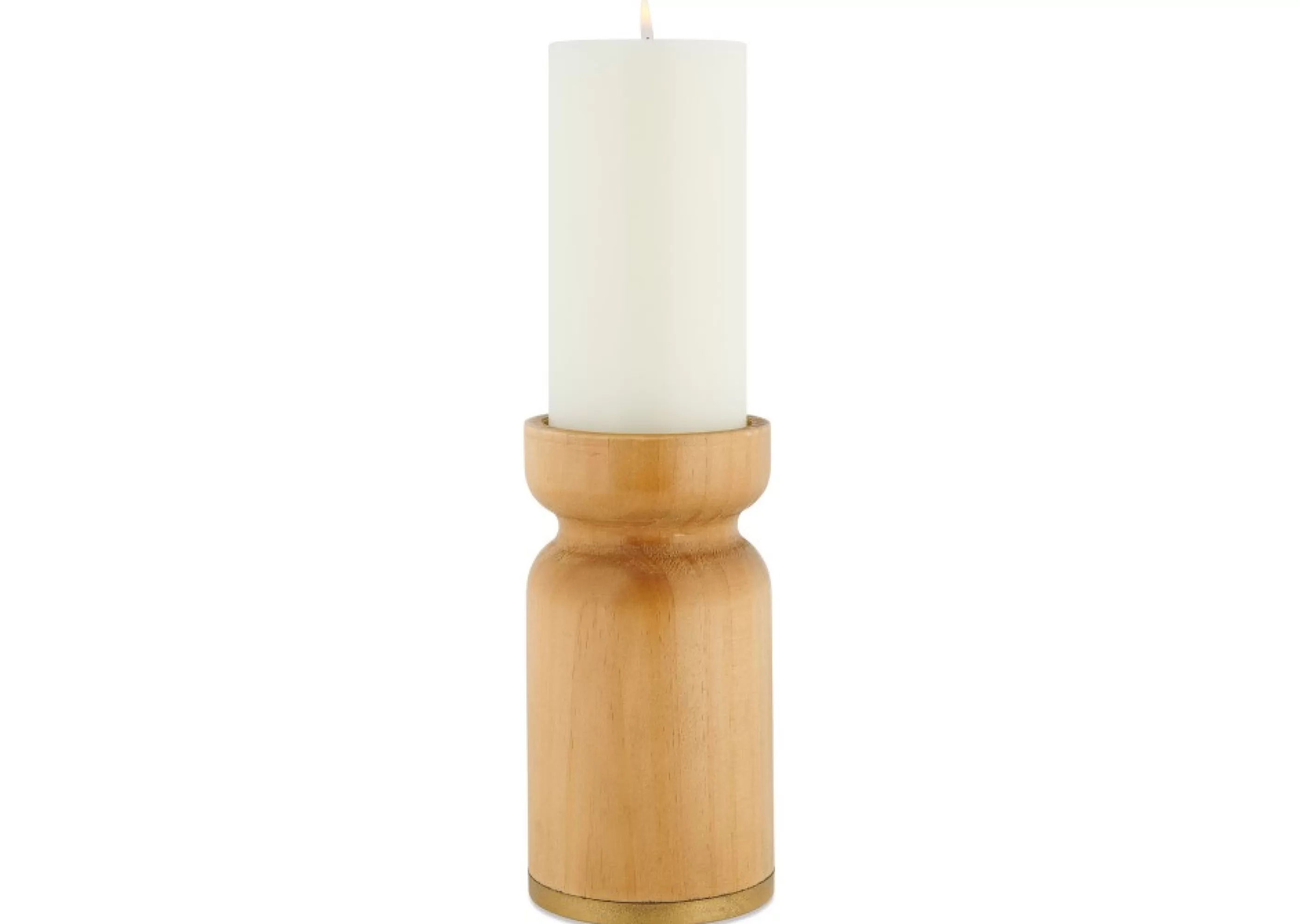 unavailable Candles & Holders*Oona Wood Candle Holder Tall