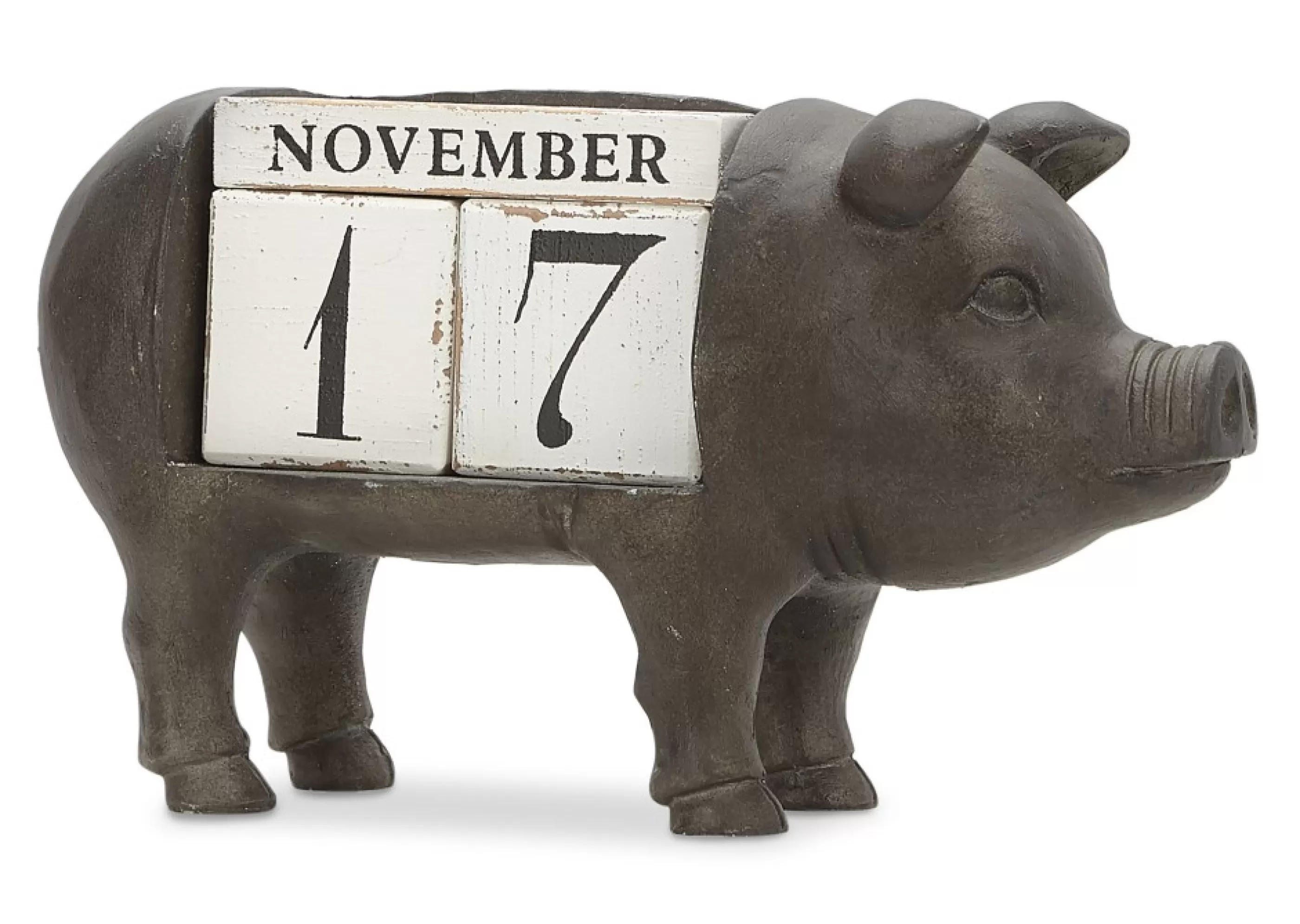 Urban Barn Décorative Accents*Peggy Pig Perpetual Calendar