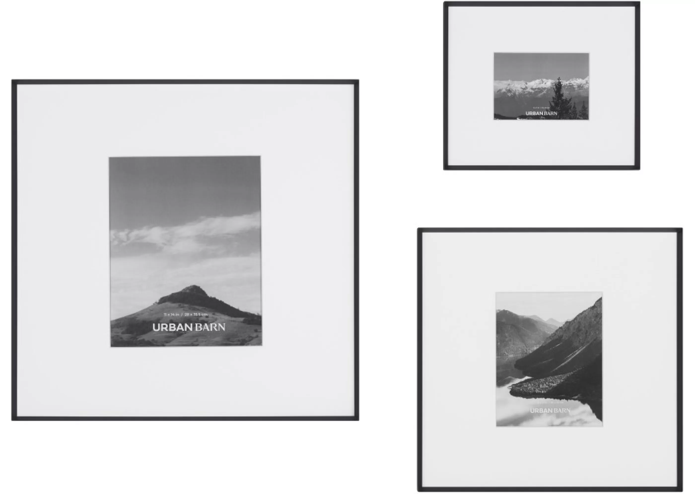 unavailable Frames*Russo Gallery Frames Black