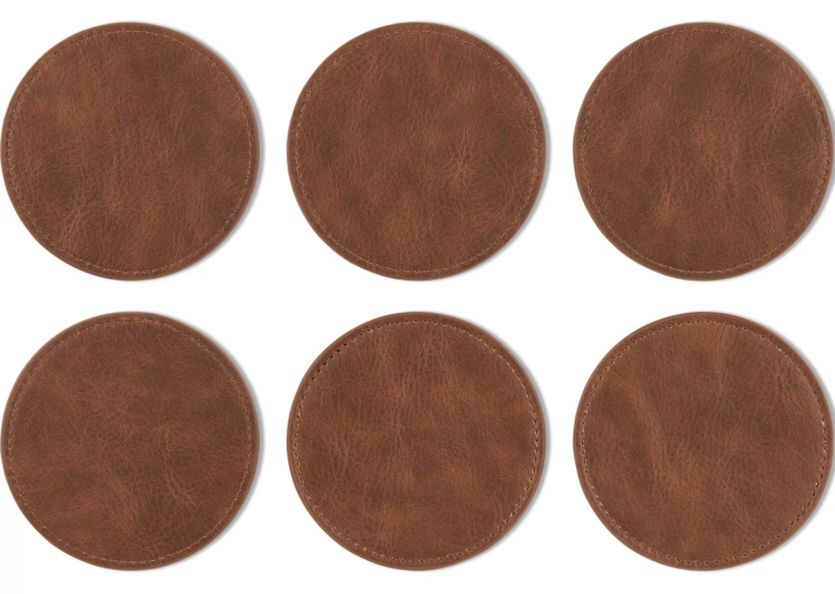 unavailable Table Linens*Tenly Coaster Set With Holder Cognac