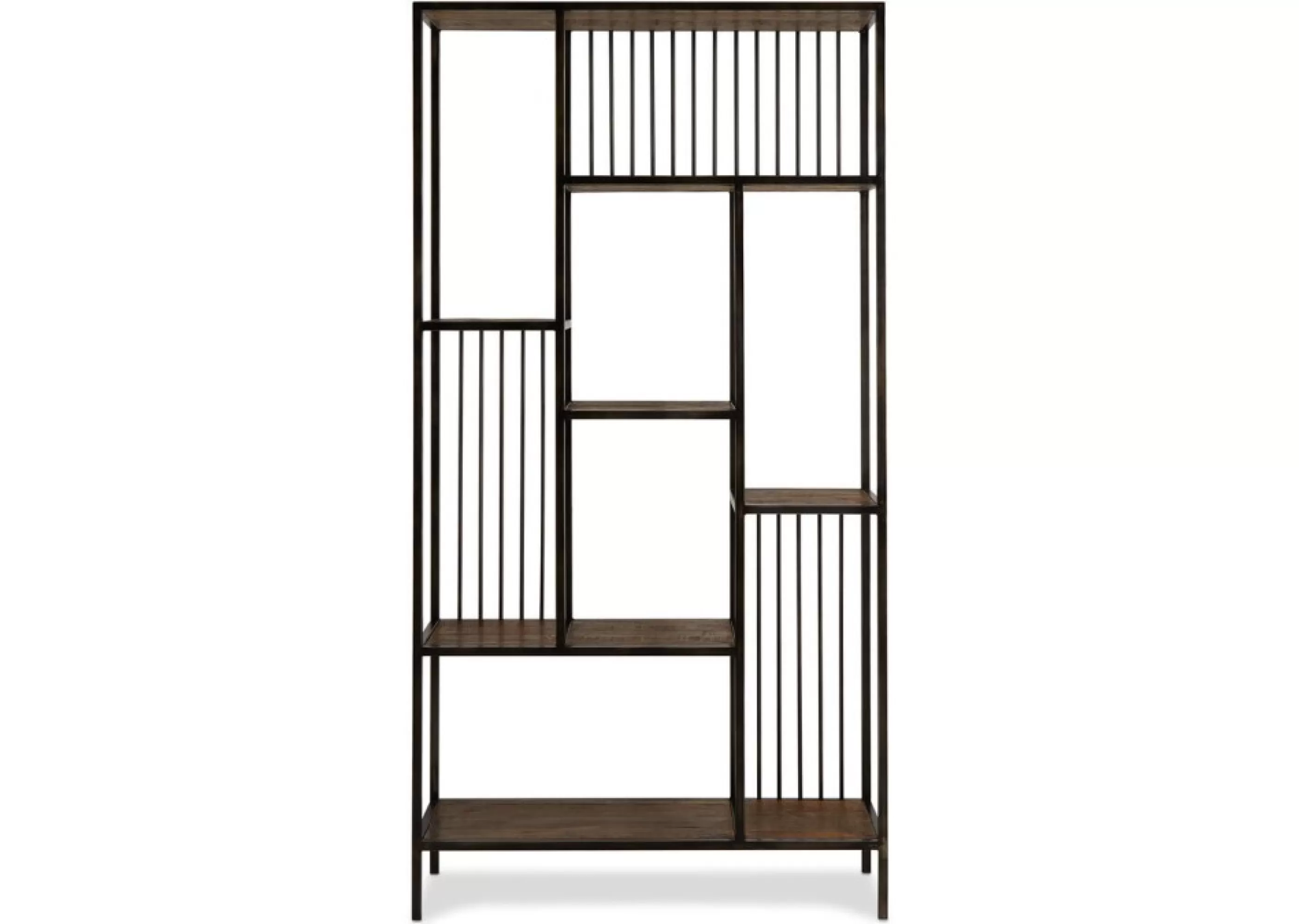 Urban Barn Office Bookcases*Tiller Reclaimed Wood Bookshelf -Bolden Black