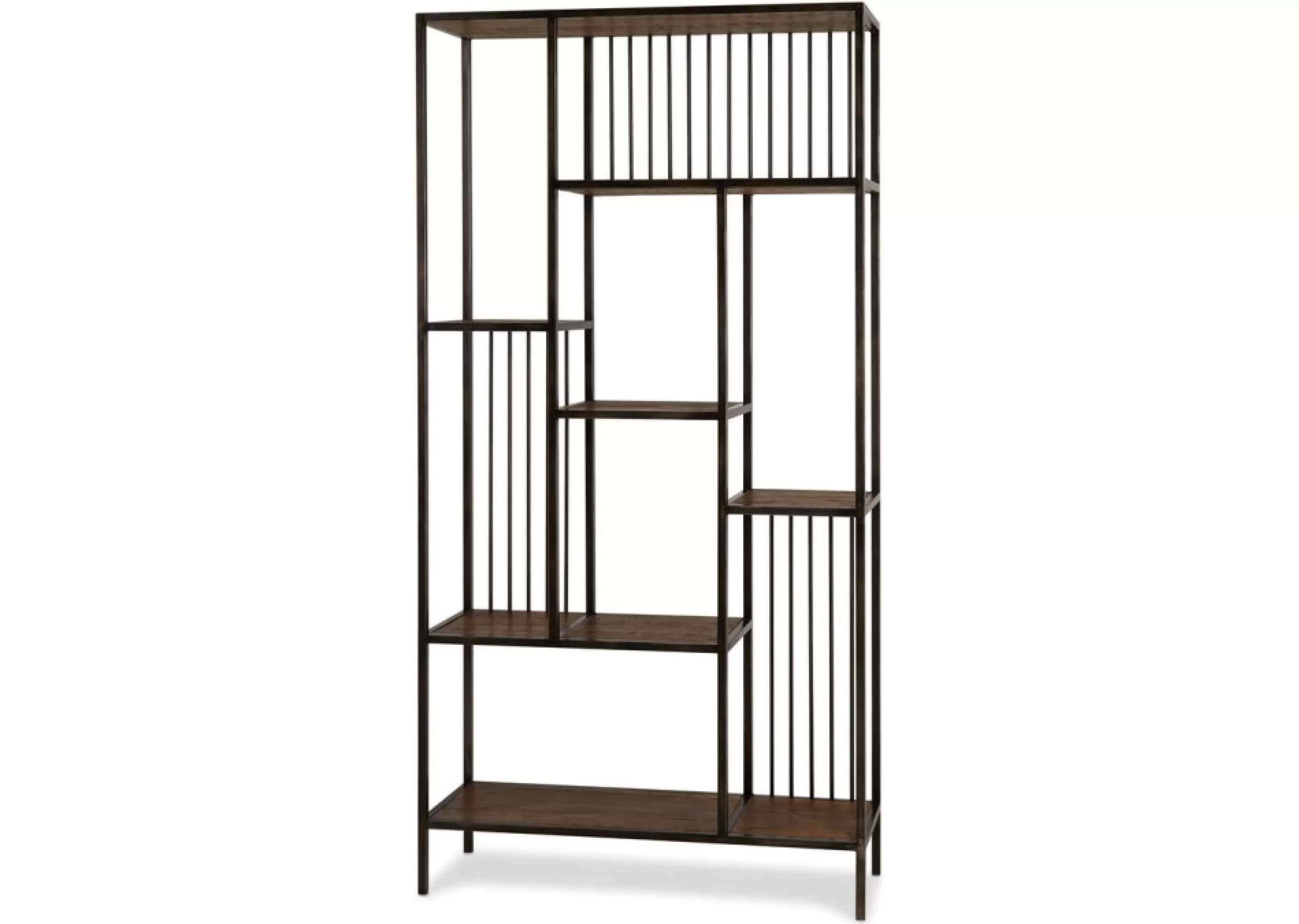 Urban Barn Office Bookcases*Tiller Reclaimed Wood Bookshelf -Bolden Black