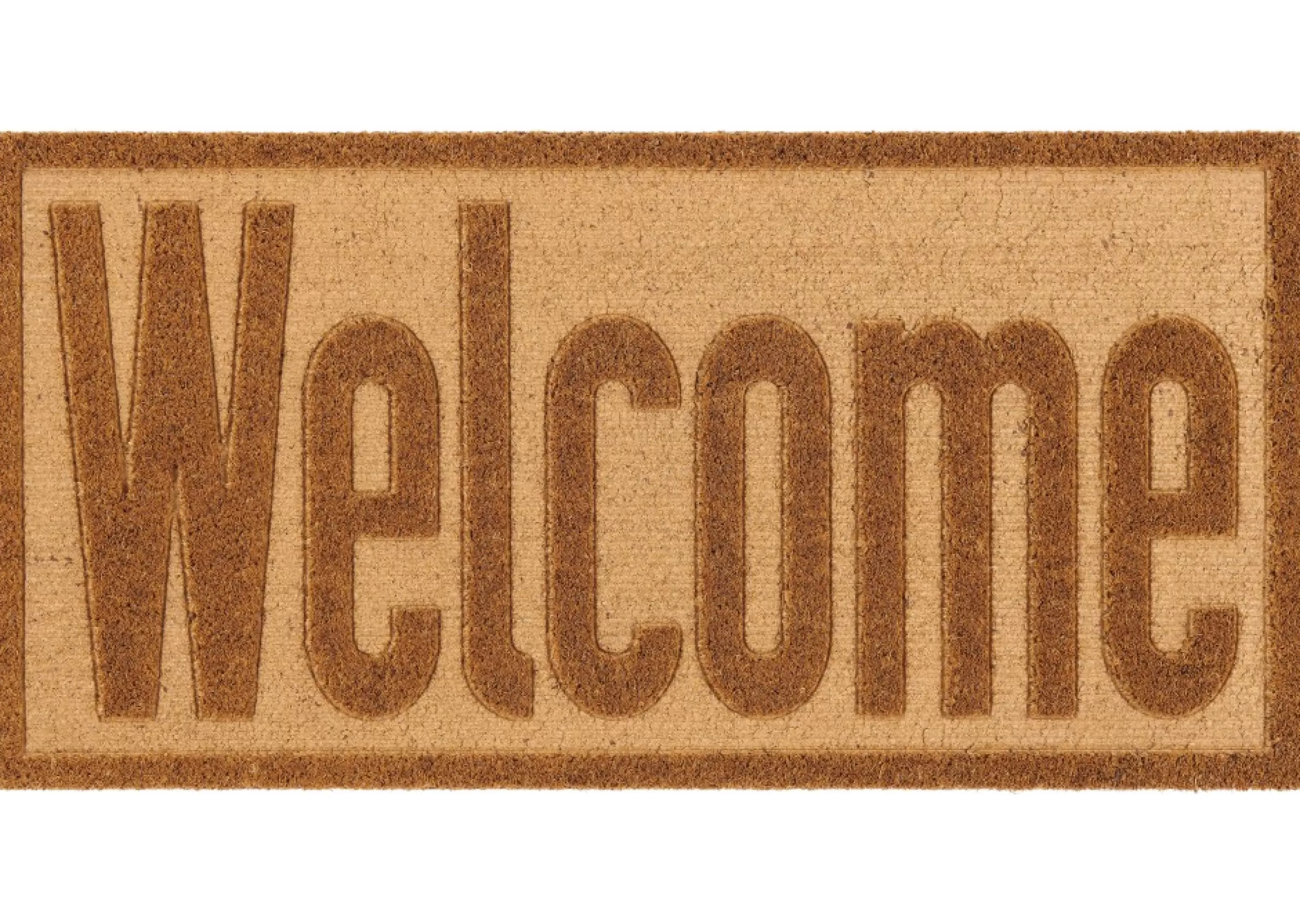 unavailable Doormats*Welcome Doormat Natural